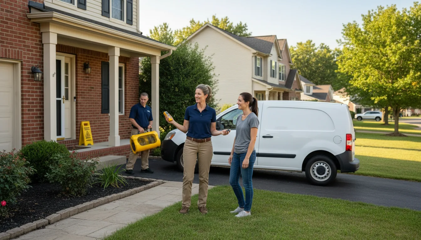 Residential water damage restoration in Mountain Home Afb, ID